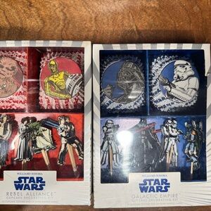 Vintage Star Wars Cupcake Decorating Kit, Cookie Cutters, and Cookbook